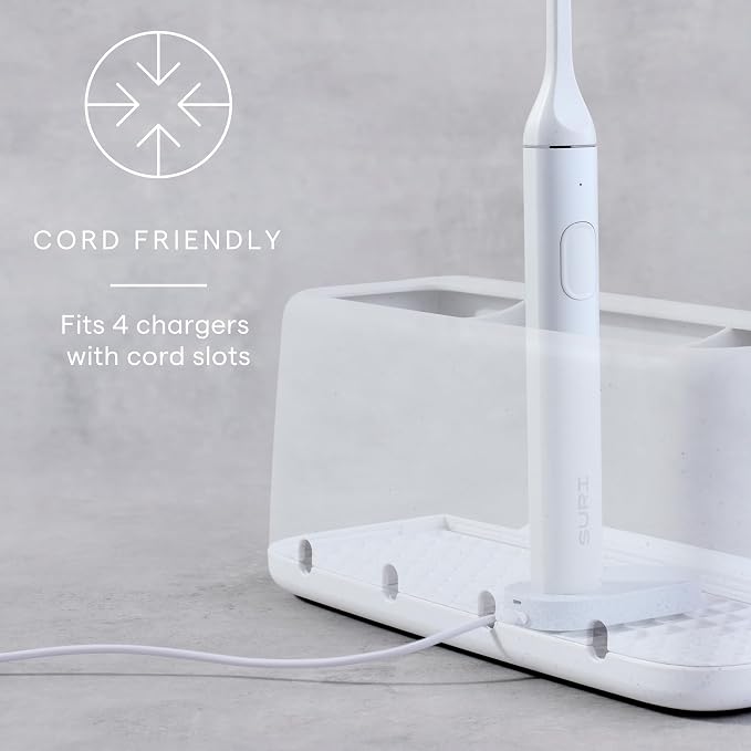 YouCopia The Ledge Toothbrush Holder, Bathroom Vanity Counter Organizer - Image 3