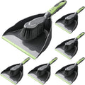 Zopeal 6 Set Dust Pan and Brush Set, Small Dustpan by Zopeal