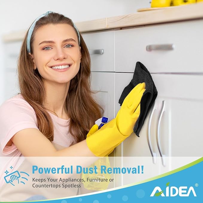 AIDEA Microfiber Cleaning Cloth-600PK, Soft Microfiber Towels - Image 4