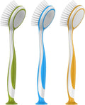 MR.SIGA Round Dish Brush with Suction Cup, kitchen sink cleaning, dish brush by MRSIGA