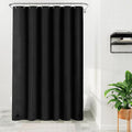 Barossa Design Extra Long Black Shower Curtain Liner by BarossaDesign