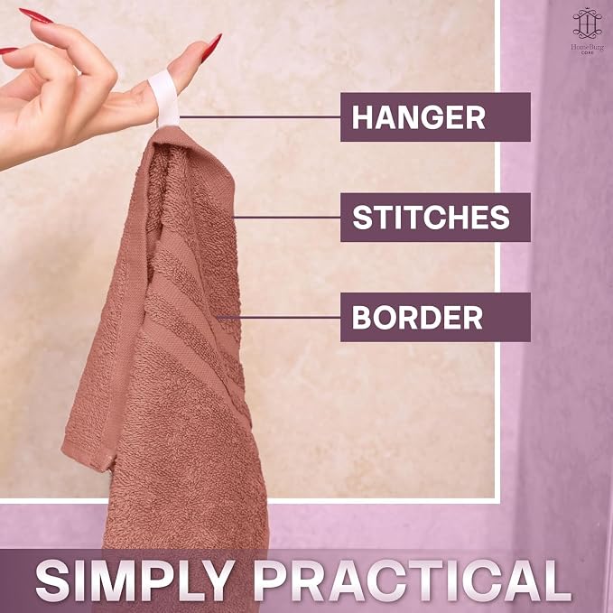 CORE 4-Piece Cotton Hand Towels - Image 5