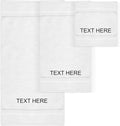 Chakir Turkish Linens 100% Cotton Personalized 3-Piece Set, Oeko-Tex Certified: by ChakirTurkishLinens