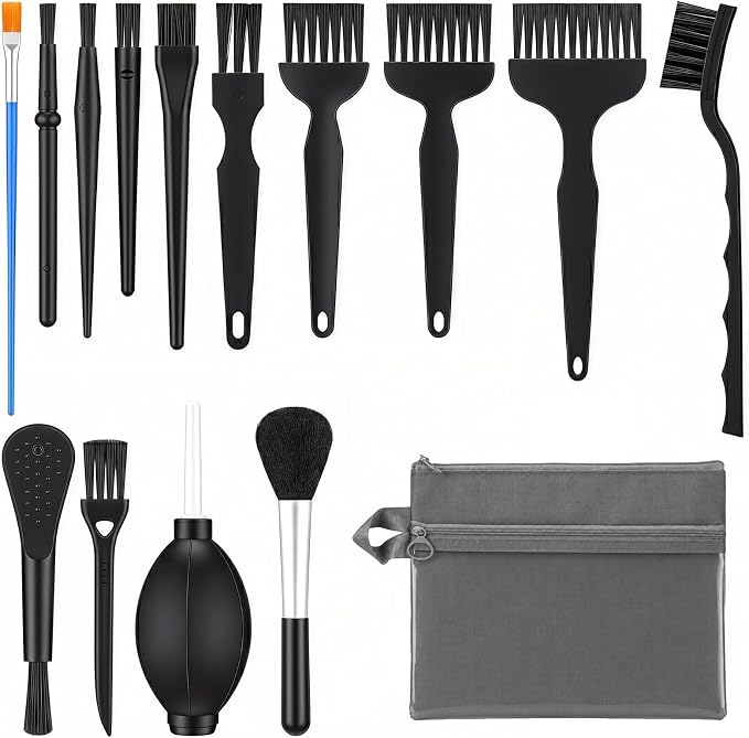 15 Pcs Anti Static Model Cleaning Brush Kit Dusting Tool Set by Unknown