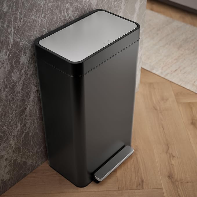 Kohler K-20941-BST Kitchen Trash Can, 8 Gallon Trash Can Trash - Image 6