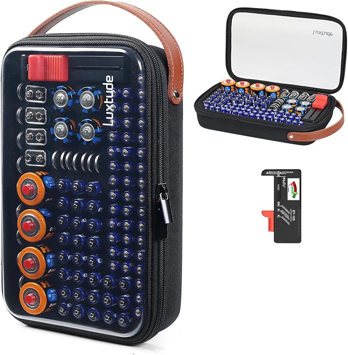 Battery Organizer Storage Case by Luxtude