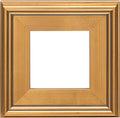 Creative Mark Plein Air Style Frame, Hand Leafed Gold, 8x8-2.75" Wide Moulding with 1/2" Rabbet Depth, Open Back W/O Glazing, Museum Quality, For Art Panels, Stretched Canvas, Pictures & More