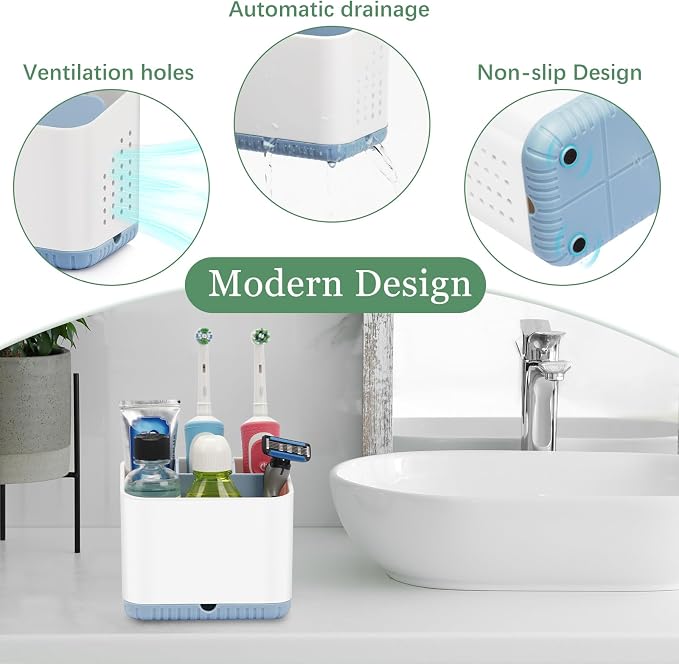 Bathroom Toothbrush Holders, Kids Toothbrush and Toothpaste Holder | Easy To - Image 4