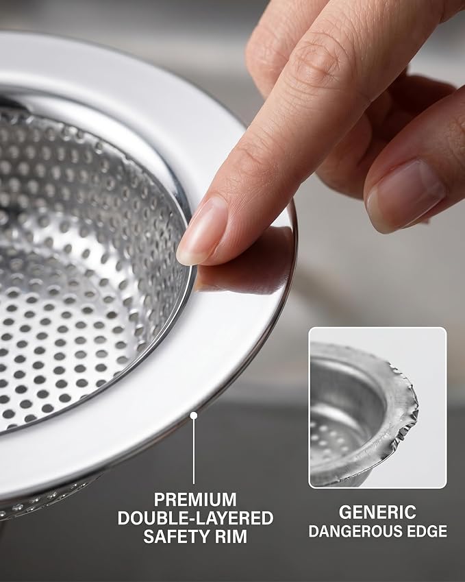 Kitchen Sink Strainer Stainless Steel - Image 2