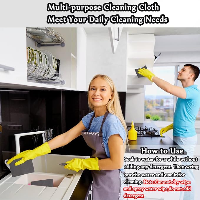 XANGNIER Thickened Magic Cleaning Cloth, Lint Free, 11.8 * 11.8in - Image 3