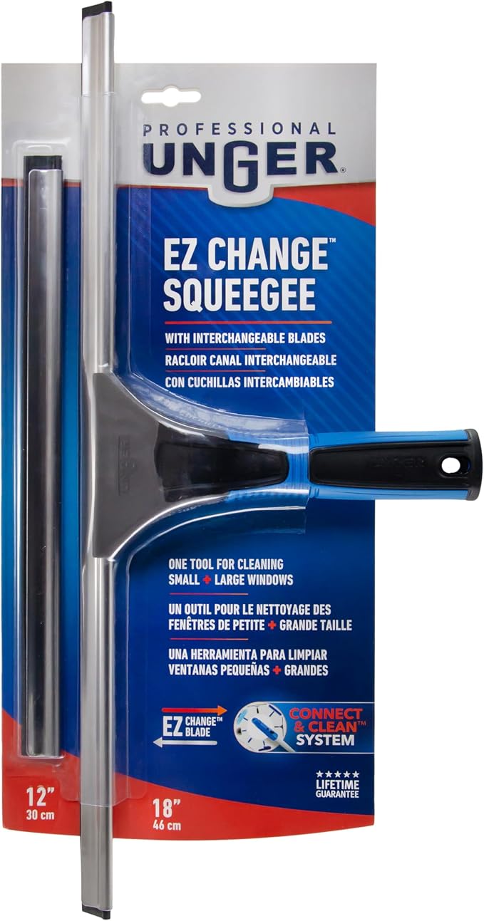 Unger Professional Connect and Clean 18” EZ Change Window and Glass Cleaning - Image 8