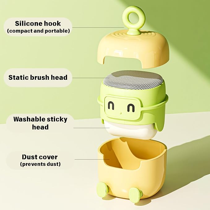 Reusable Mini Travel Lint-Roller, Extra Sticky Lint Rollers - Image 2