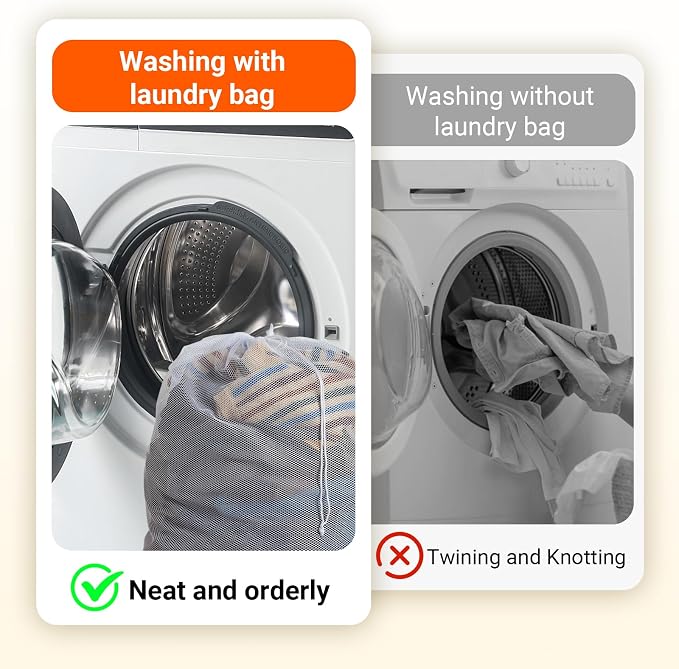 Extra Large Mesh Laundry Bag Heavy Duty Mesh Wash Bag - Image 3