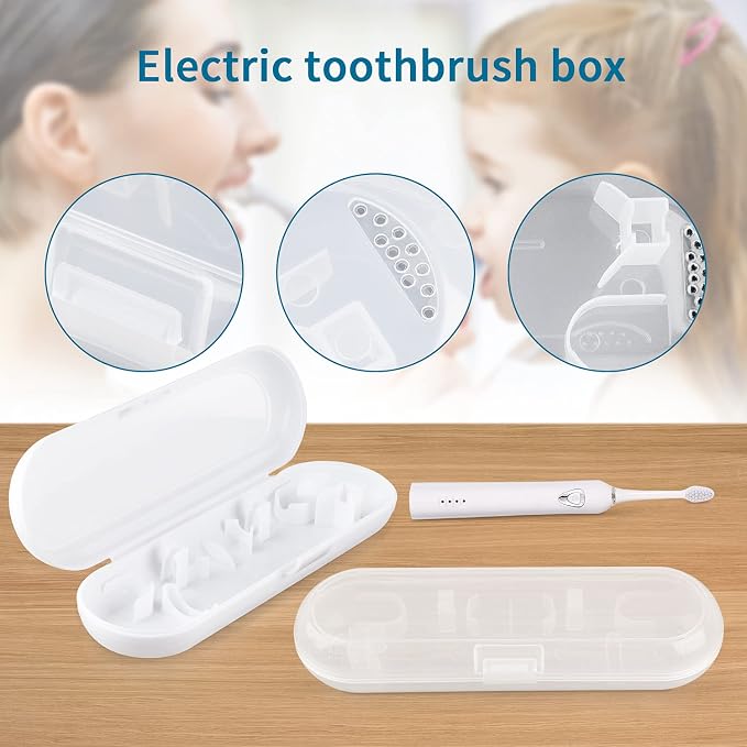 Fowecelt 2 Pack Electric Toothbrush Travel Case - Image 7