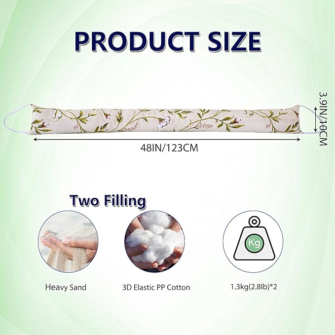 2 PCS 48 inch Door Draft Stopper - Image 2