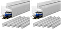 YECAYE 94.2 in Cable Management Under Desk, Easy Install Adhesive Mount Cord by Yecaye