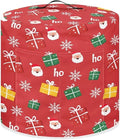 Pressure Cooker Cover for Women,Santa Claus Print Dust Protection Insulated Rice Cooker Cover Lining Dust Cover with Pockets for Instant Pot 6 Quart Appliance Cover