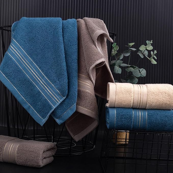 3 Pack Hand Towels for Bathroom, Cotton Soft & Absorbent | Decorative Hand - Image 6