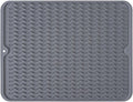 Silicone Dish Drying Mat, Non-Slip Easy Clean Sink Mat, Large Heat-resistant by MODENGKONGJIAN