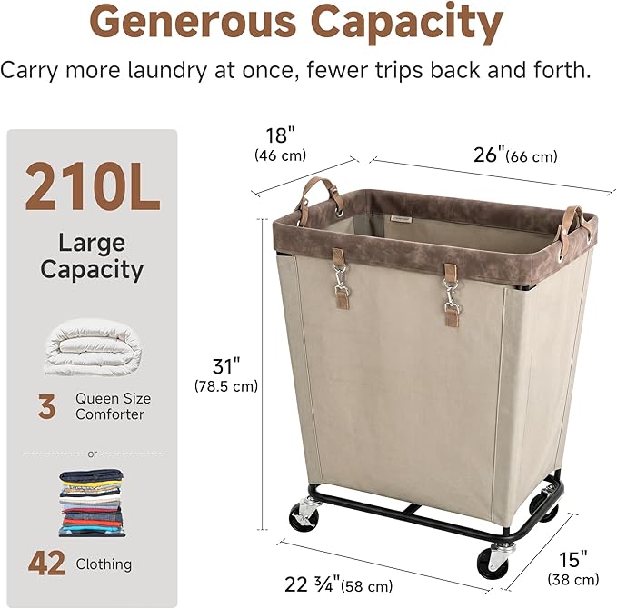 StorageWorks 210L Laundry Basket - Image 2