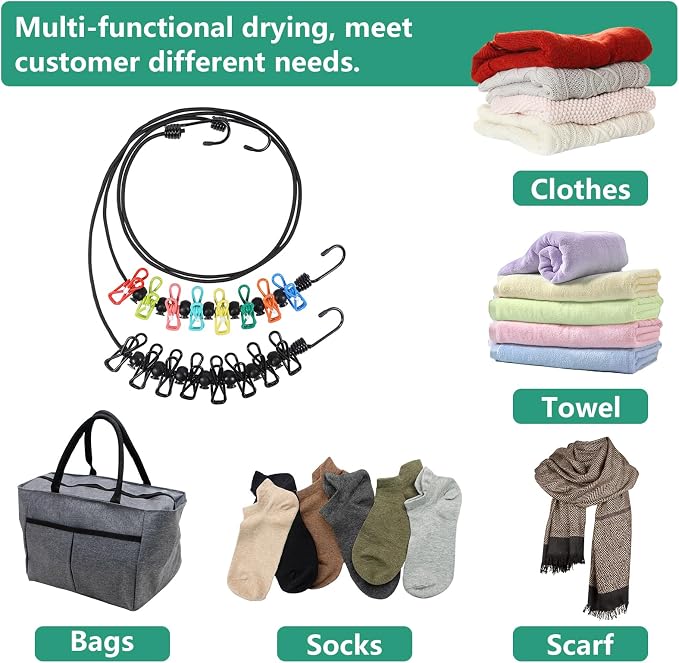 Retractable Portable Clothesline - Image 3