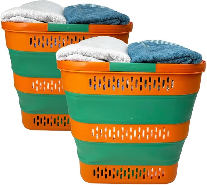 SAMMART 38L Collapsible Laundry Basket - Image 2