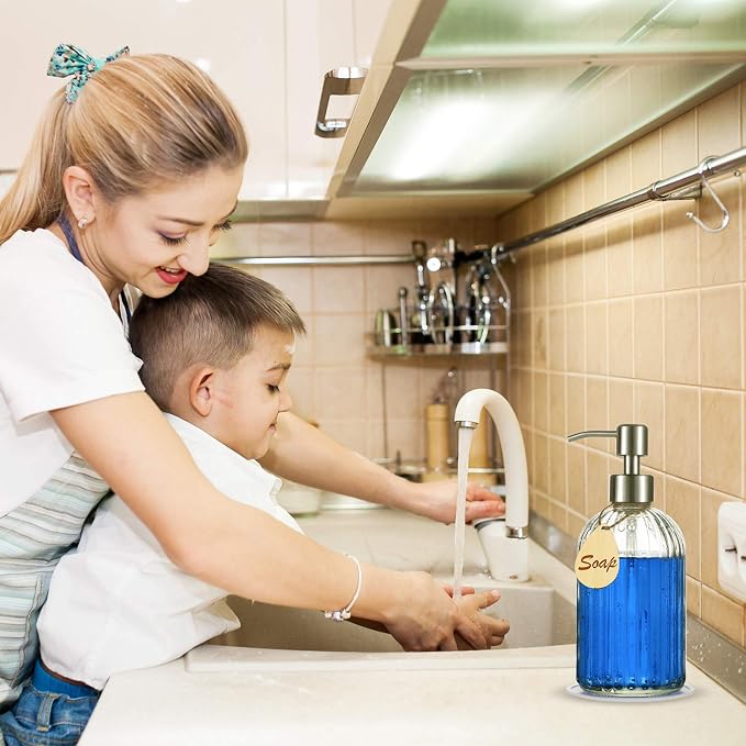 Thick Glass Soap Dispenser - Image 7