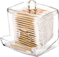Tbestmax 10oz Qtip Holder Dispenser Big Clear Bathroom Organizer Accessories by Tbestmax
