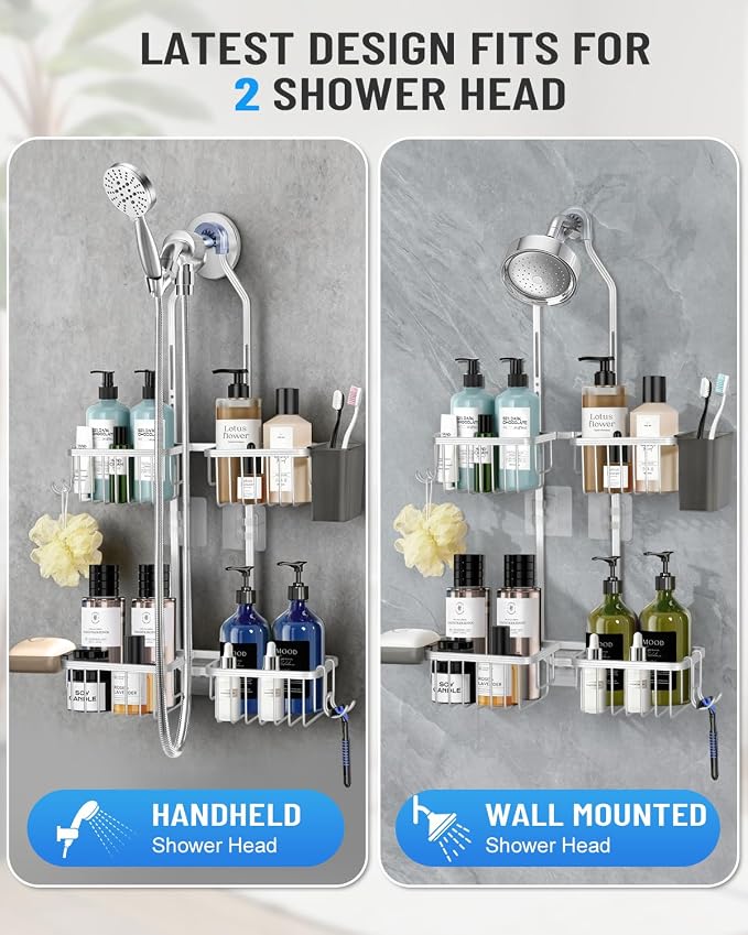 Adjustable Shower Caddy Hanging - Image 3