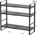 Expandable Countertop Organizer Rack/Shelf with Borders. for Kitchen, Pantry or Office - Heavy-Duty Steel Construction