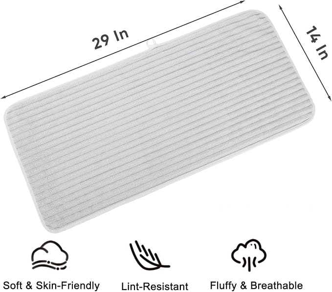Luxury 3-Piece Quick-Dry Bath Towel Set – Ultra Soft Microfiber Towels | Hand - Image 6
