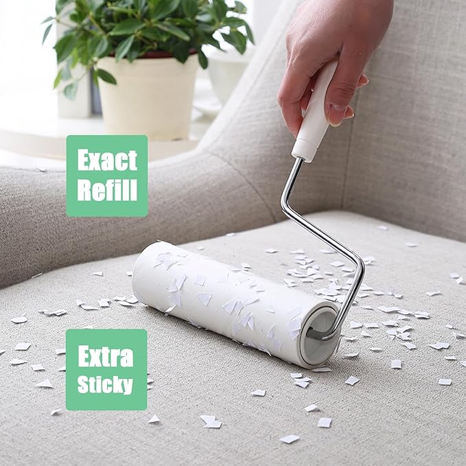 6.3 inch Lint Roller Refills Only, Extra Sticky Lint Remover Refills - Image 5