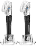 MR.SIGA Soap Dispensing Dish Brush Storage Set, Kitchen Brush by MRSIGA