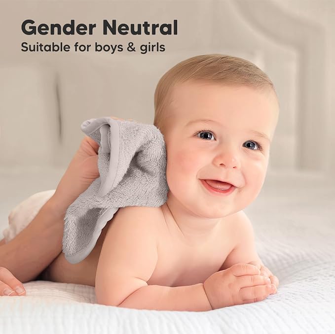 6-Pack Baby Washcloths, Soft Absorbent Washcloths - Image 8