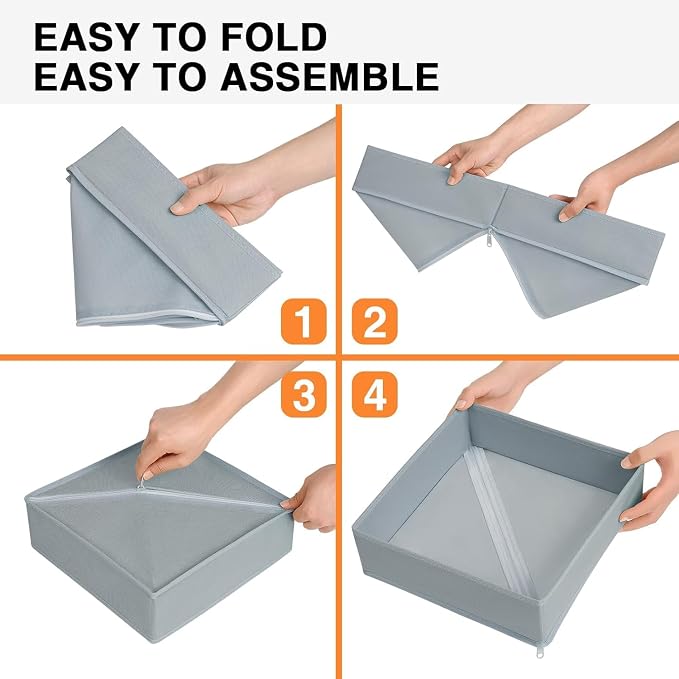 DIMJ Drawer Organizer Clothes 18 Pack - Image 5
