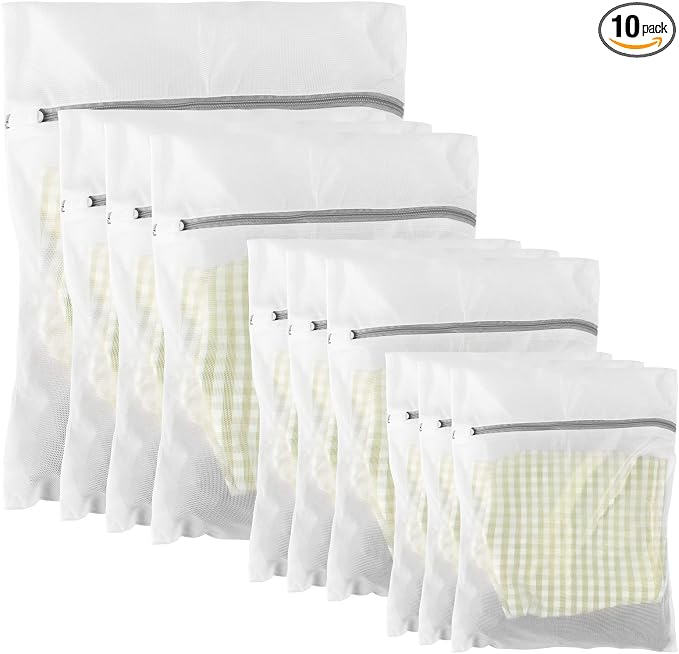10 Pack Mesh Laundry Bags for Delicates by MDSXODirect