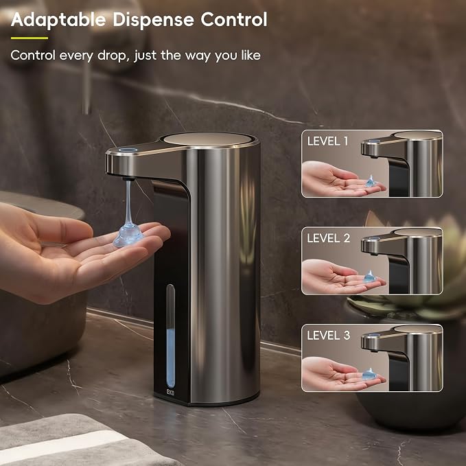 EKO Aroma 9 fl oz Automatic Liquid Soap Dispenser, Rechargeable - Image 2