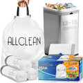 Trash Bags 15 Gallon Tall Kitchen Drawstring Garbage Bag Fit 13-15 Gal Bins | by ALLCLEANbags