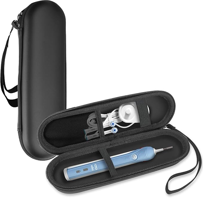 ProCase Toothbrush Travel Case for Oral-B & Sonicare -Black | Fits Oral-B by ProCase