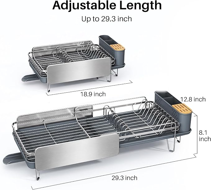 Stainless Steel Dish Drying Rack - Image 2