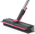 AIR U+ Floor Scrub Brush with Long Handle, 3-in-1 Rotating Head & Squeegee | by AIRU