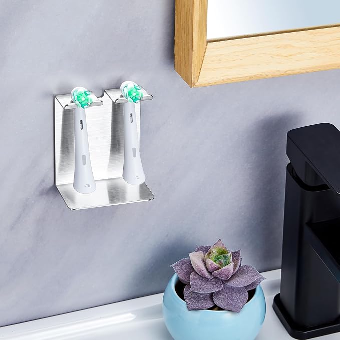 Electric Toothbrush Head Holder, Tooth Brushing Holder, Wall Mounted Toothbrush - Image 2