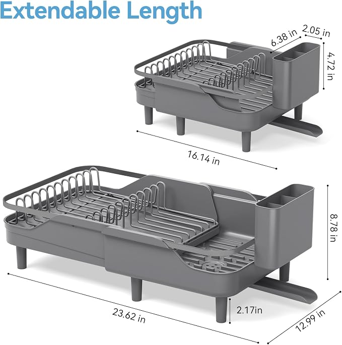 Urackify Expandable Dish Drying Rack - Image 6