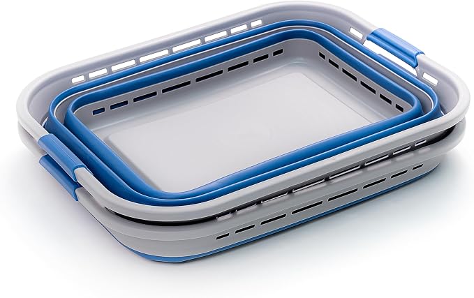 SAMMART 42L Collapsible Plastic Laundry Basket - Image 3