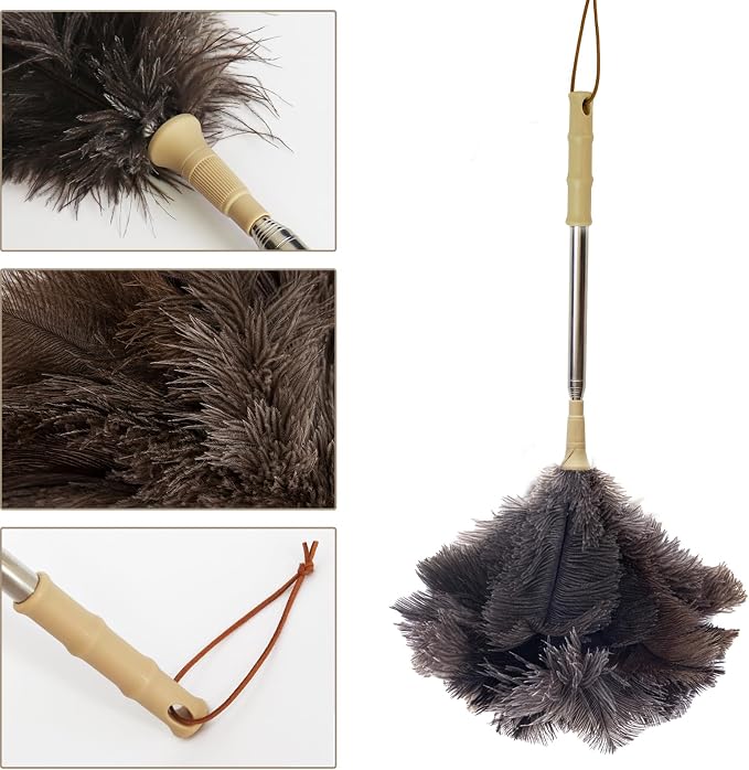 Aldwin Ostrich Feather Duster, and Car Interior - Image 4