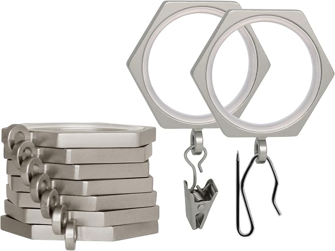BlastHome® Luxury Curtain Rings by BlastHome