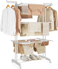 SONGMICS Clothes Drying Rack 4-Tier, Foldable Laundry Rack, Steel | Indoor by Unknown