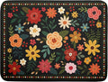 Boho Floral Dish Drying Mat 18x24 Inch Colorful Flower Dishes Dry Mats by Giwawa