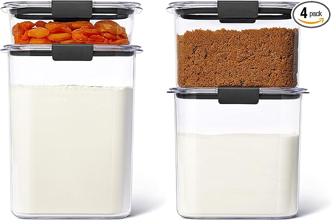 Rubbermaid Brilliance Pantry Food Storage Containers by Unknown
