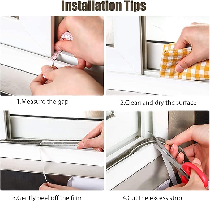 33 Ft Gray Self-Adhesive Soundproofing Weather Stripping - Image 6